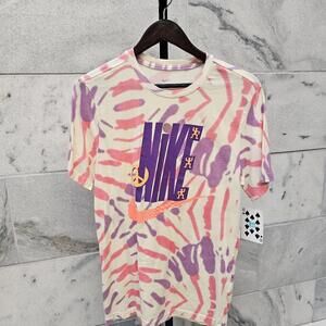 Nike Men's Multicolored Tie-Dye T-shirt